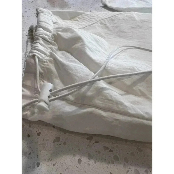 ASOS design pants drawstring waist and ankles size 6 women’s white - Picture 3 of 6